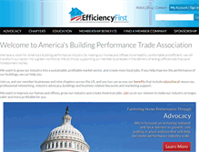 Tablet Screenshot of efficiencyfirst.org